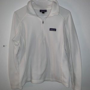 PATAGONIA white quarter zip